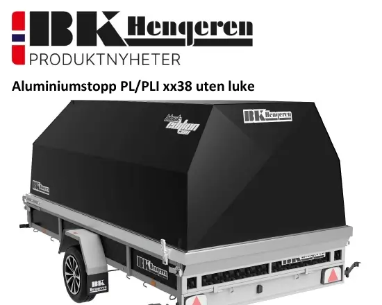 Produktnyhet Aluminiumstopp PL/PLI xx38 uten luke.